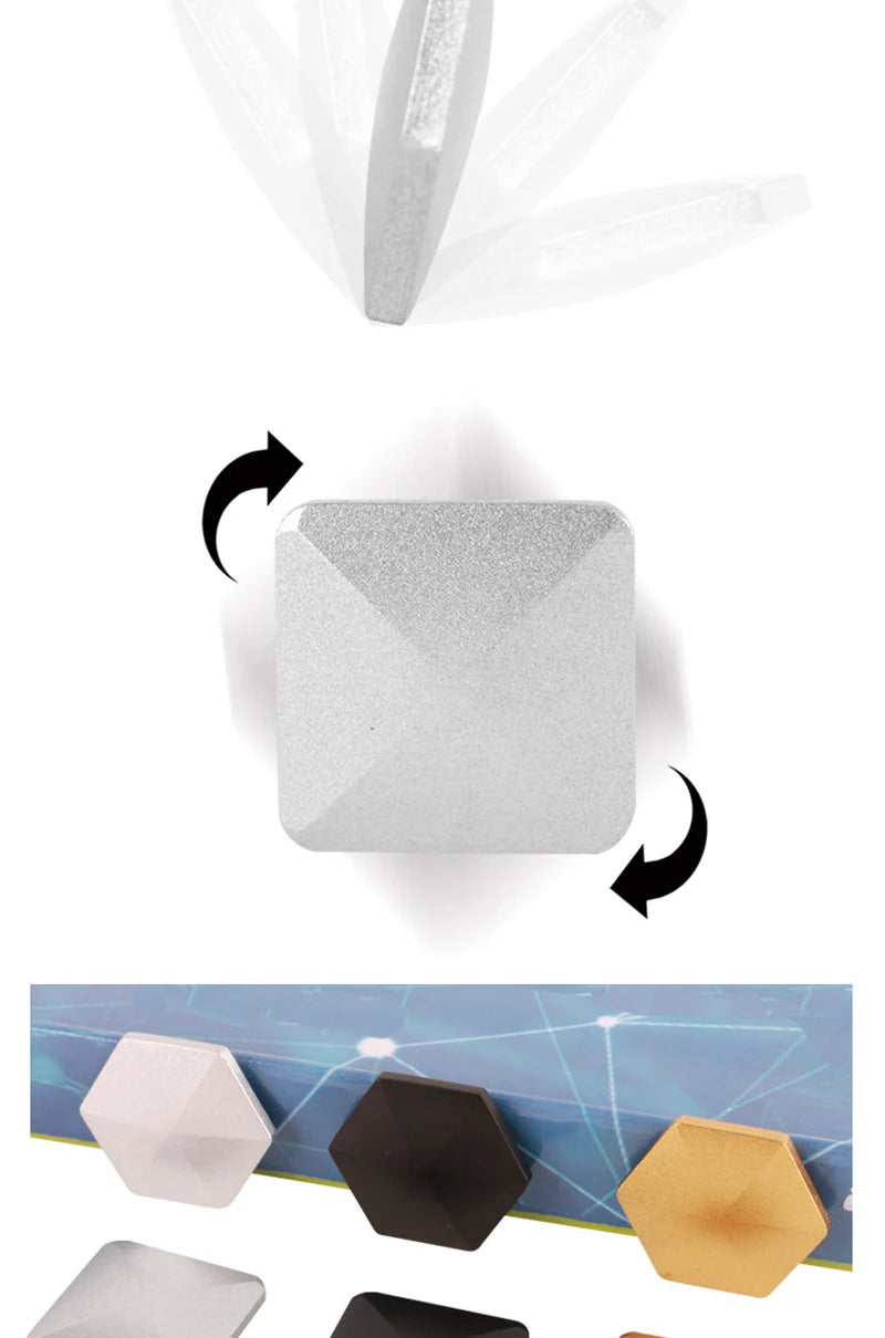 Kinetic Flipo Flip Alloy Spinner – Rotating Desk Fidget for Stress Relief