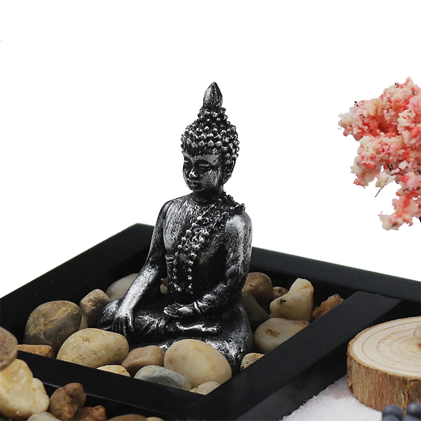 Mini Zen Sand Garden – Desktop Meditation & Relaxation Kit