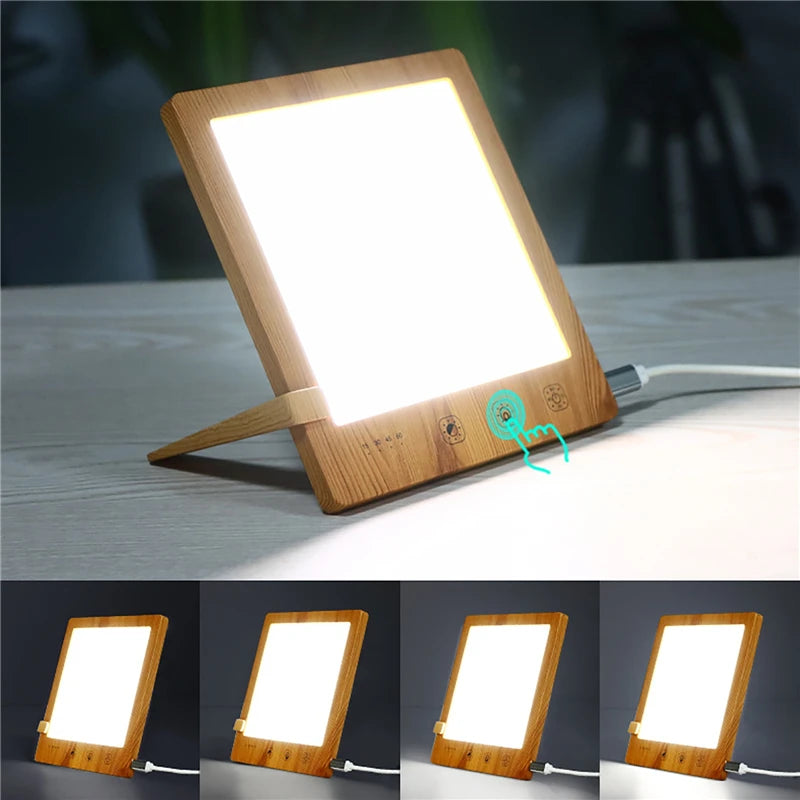 Portable LED Light Therapy Lamp – Touch Control & Adjustable Brightness