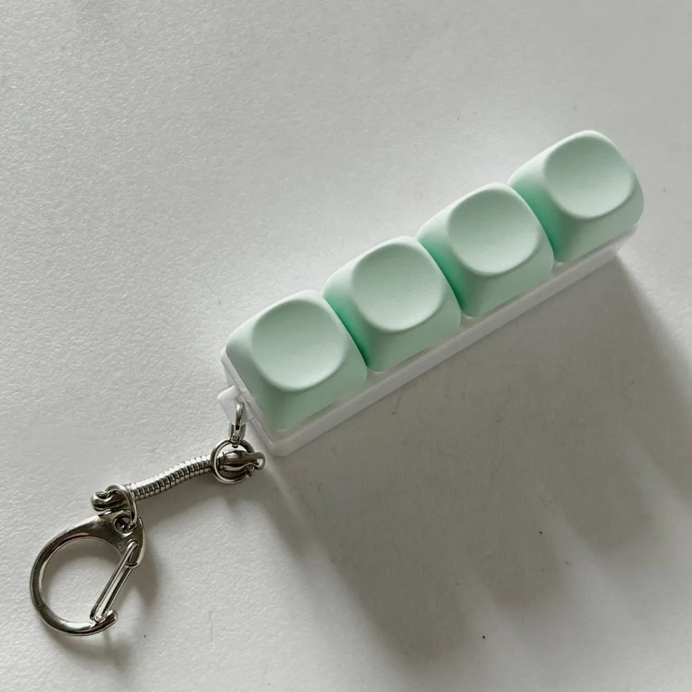 Mini Keyboard Clicker - Relief Fidget Keychain