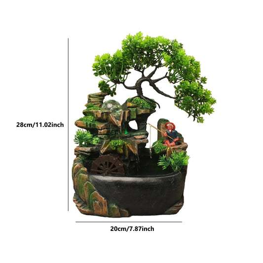 Zen Tabletop Water Fountain – Indoor Relaxation & Flowing Water Decor