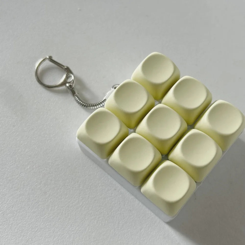 Mini Keyboard Clicker - Relief Fidget Keychain