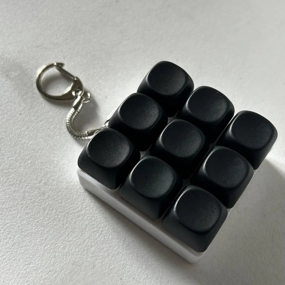Mini Keyboard Clicker - Relief Fidget Keychain