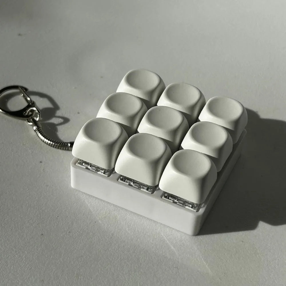 Mini Keyboard Clicker - Relief Fidget Keychain