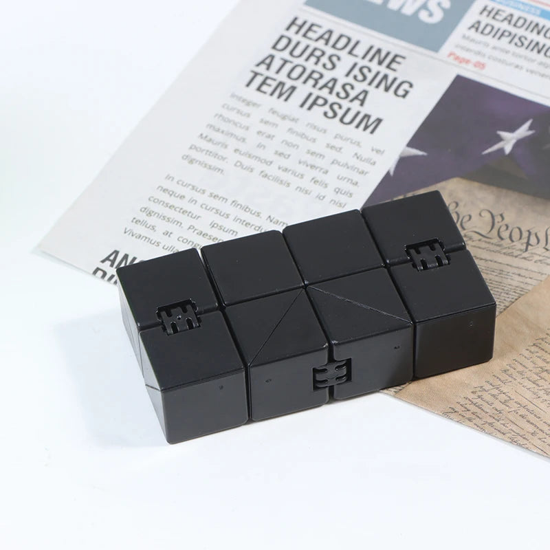 Infinity Flip Cube – Compact Stress Relief Fidget Toy for Work & Focus