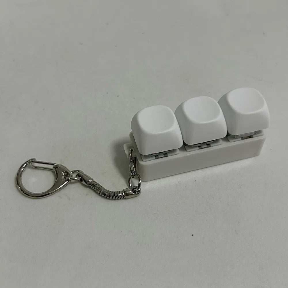 Mini Keyboard Clicker - Relief Fidget Keychain