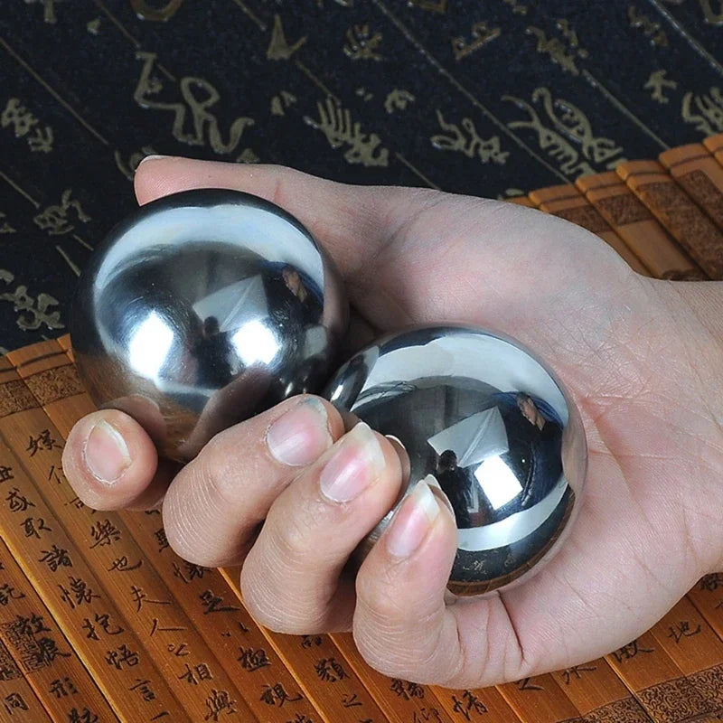 Stainless Steel Baoding Balls - Relief Set
