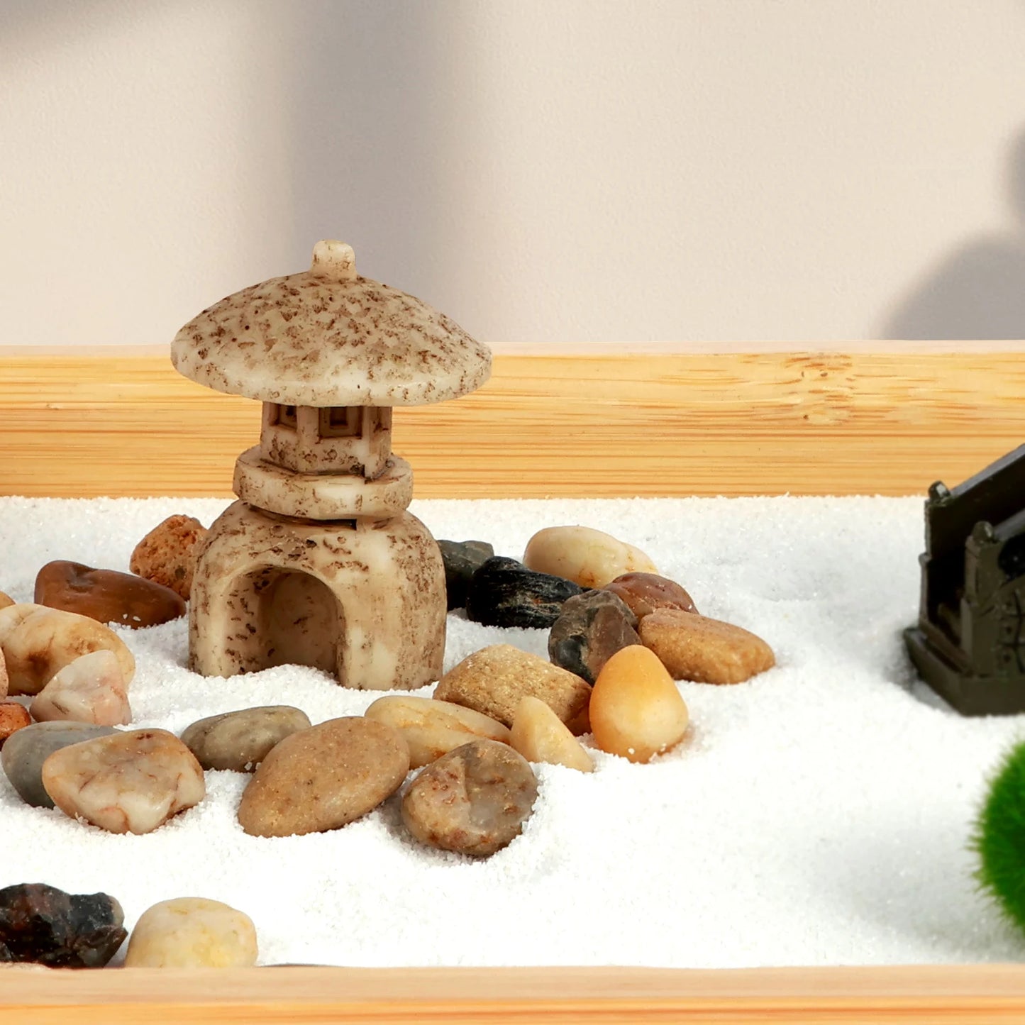 Mini Zen Garden Kit – Desktop Sand Tray for Relaxation & Focus