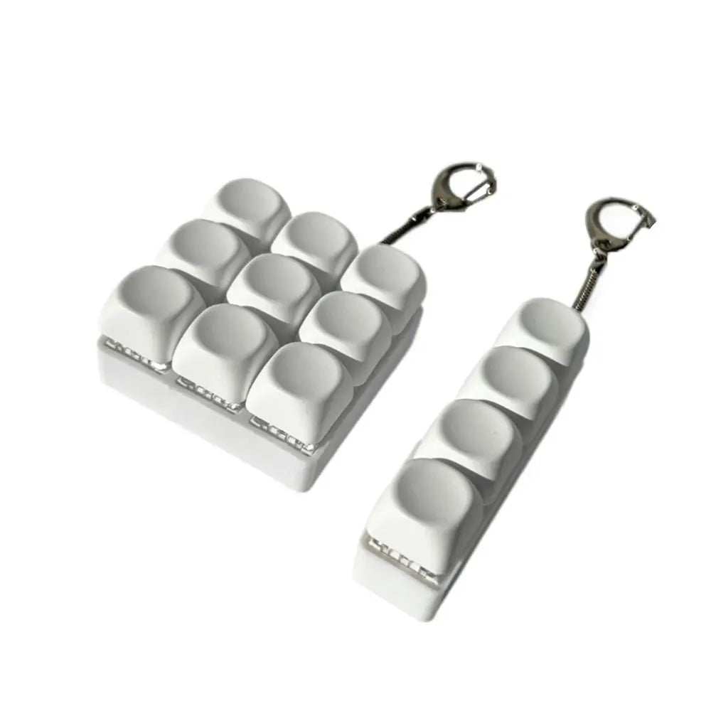 Mini Keyboard Clicker - Relief Fidget Keychain