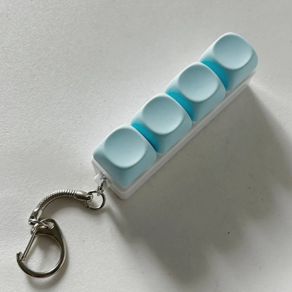 Mini Keyboard Clicker - Relief Fidget Keychain