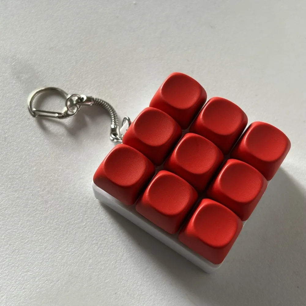 Mini Keyboard Clicker - Relief Fidget Keychain