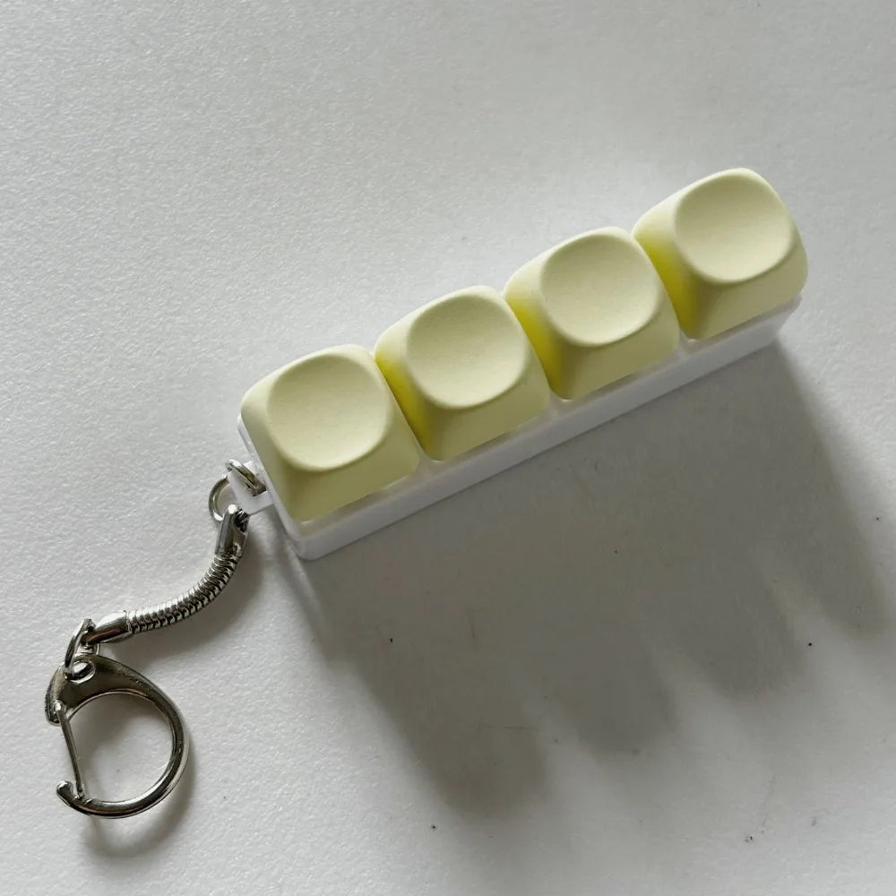 Mini Keyboard Clicker - Relief Fidget Keychain