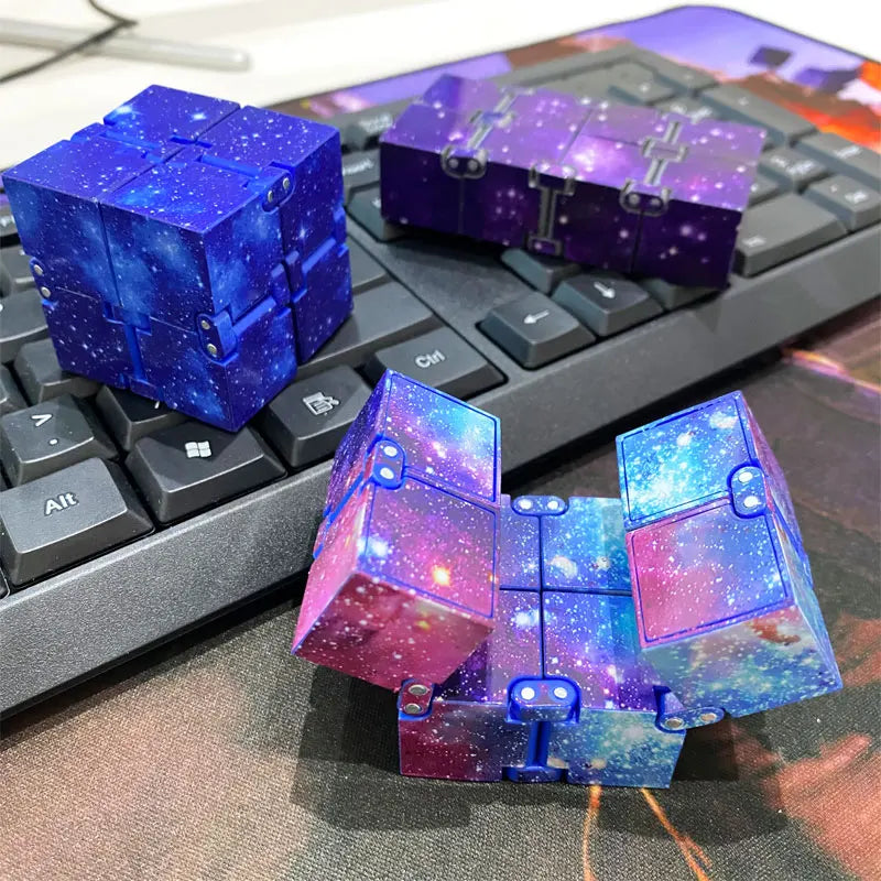 Infinity Cube Fidget Toy – Stress & Focus Aid