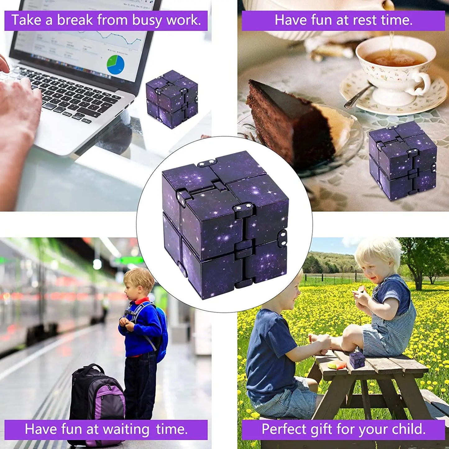 Infinity Cube Fidget Toy – Stress & Focus Aid