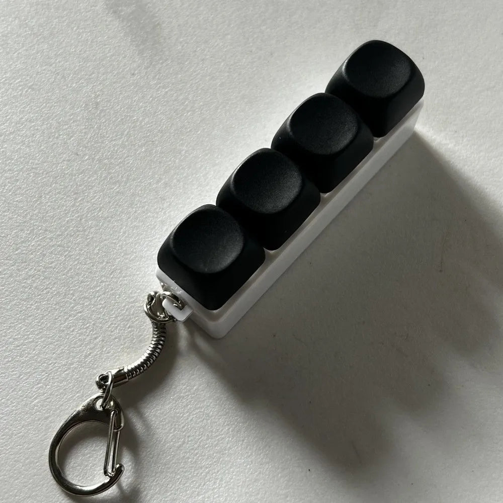Mini Keyboard Clicker - Relief Fidget Keychain