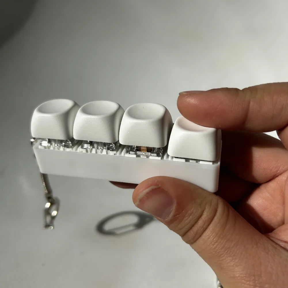 Mini Keyboard Clicker - Relief Fidget Keychain