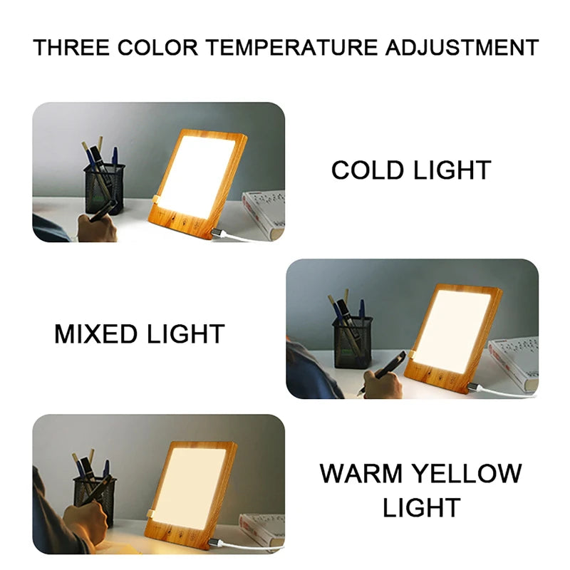 Portable LED Light Therapy Lamp – Touch Control & Adjustable Brightness