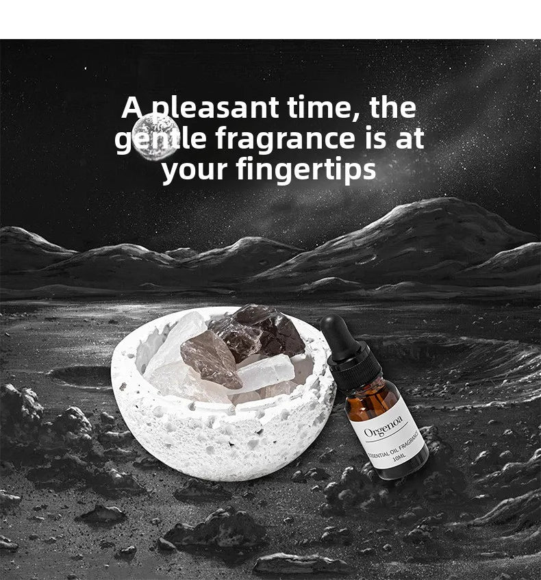 Volcano Rock Aromatherapy Diffuser – Fireless Crystal Essential Oil Home Fragrance