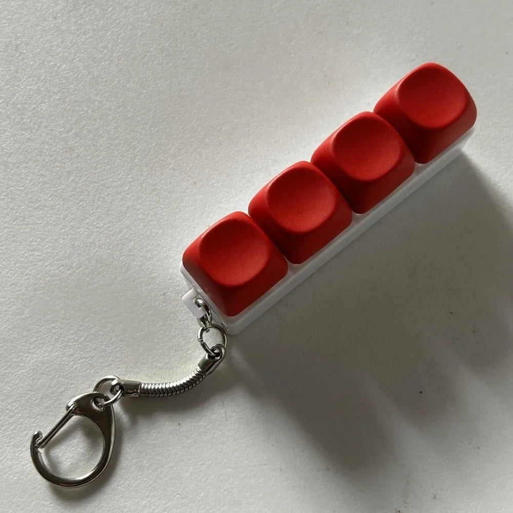 Mini Keyboard Clicker - Relief Fidget Keychain