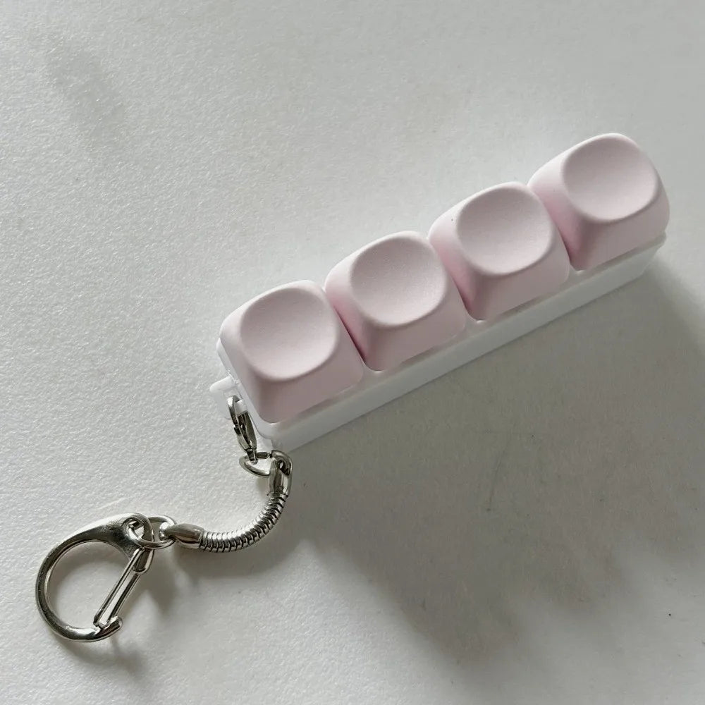 Mini Keyboard Clicker - Relief Fidget Keychain