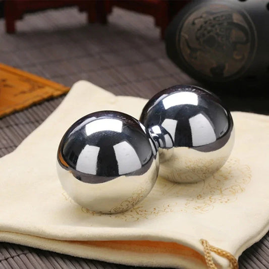Stainless Steel Baoding Balls - Relief Set
