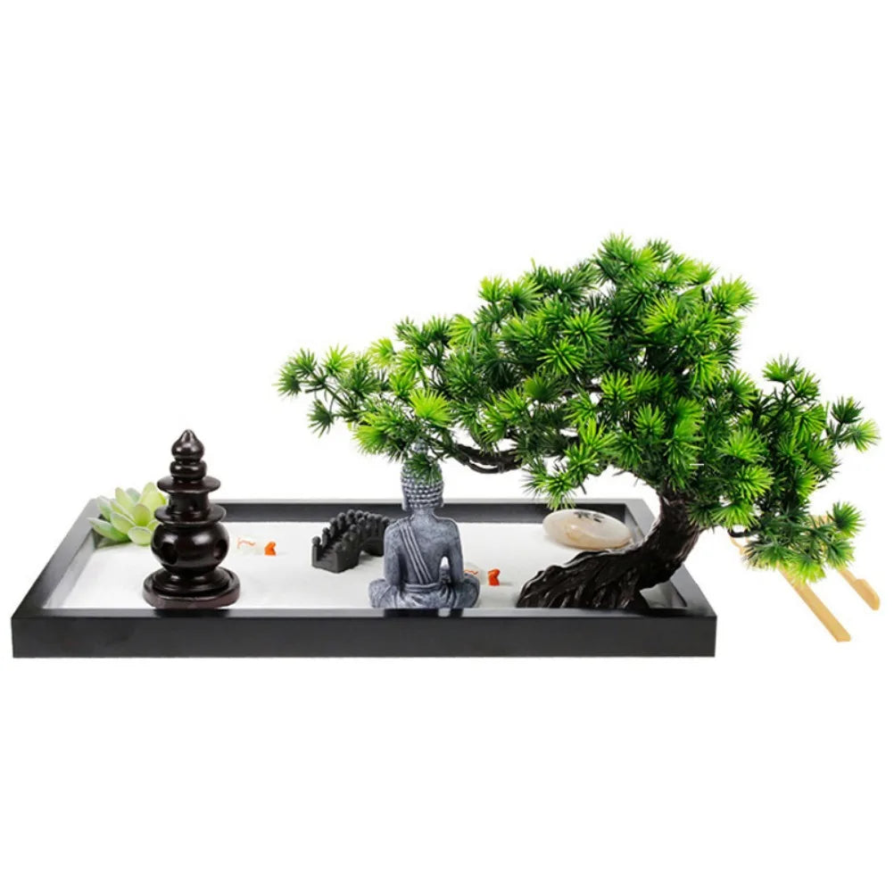 Mini Zen Garden Kit – Desk Sand Art for Meditation & Relaxation