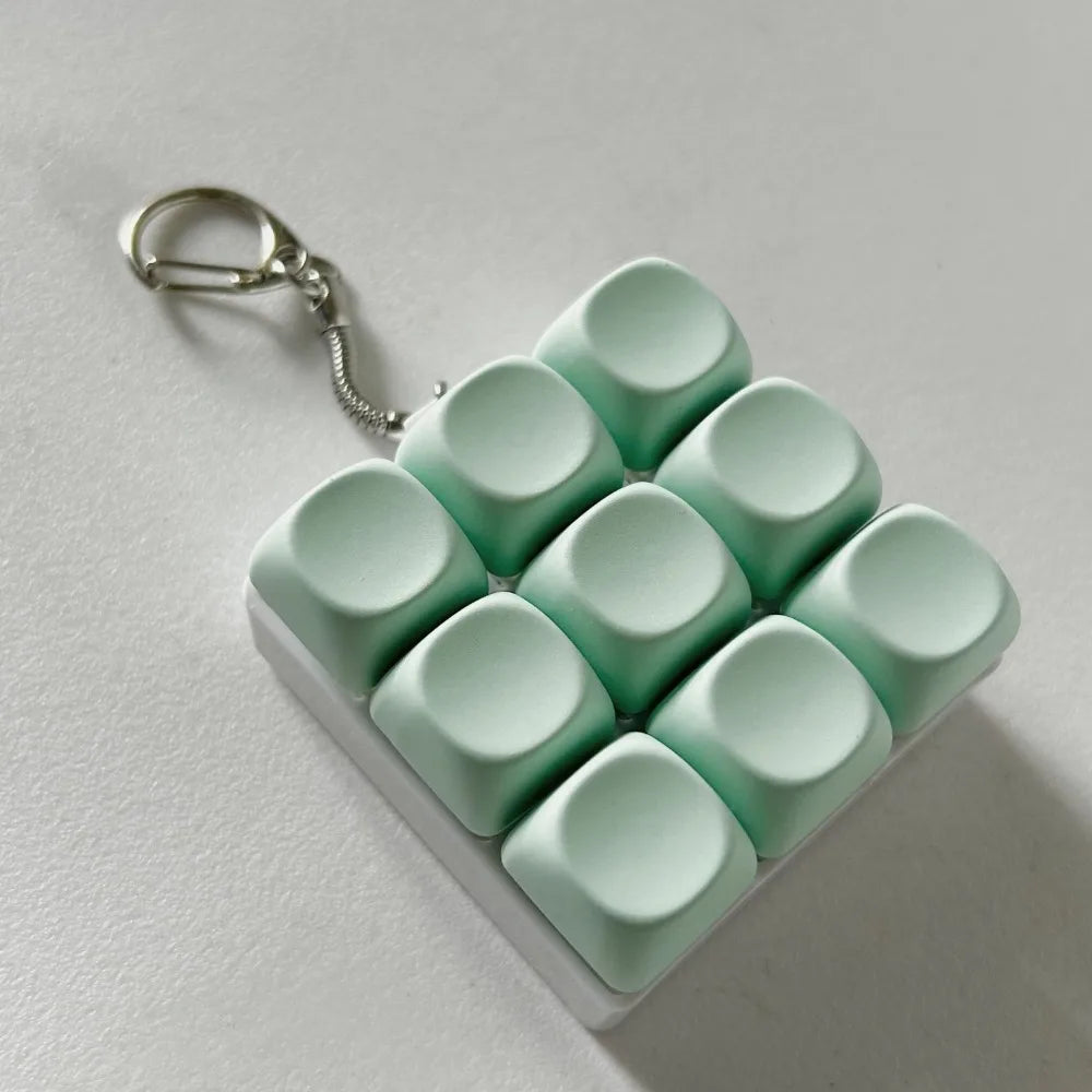 Mini Keyboard Clicker - Relief Fidget Keychain